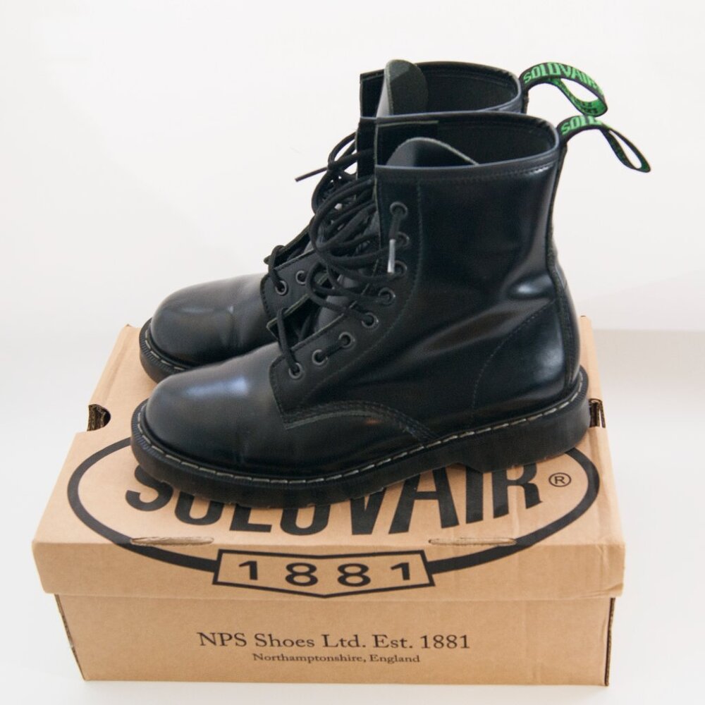 Men Solovair Classic Derby Boot 8.5 (us), used